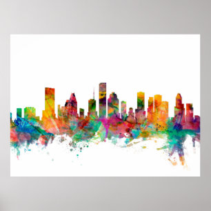 Poster Skyline de Houston