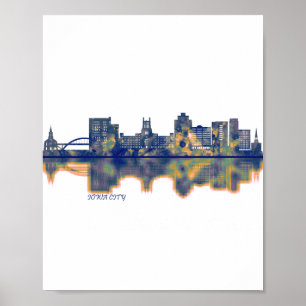 Poster Skyline de Iowa