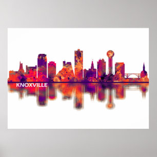 Poster Skyline de Knoxville