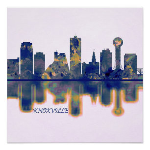 Poster Skyline de Knoxville