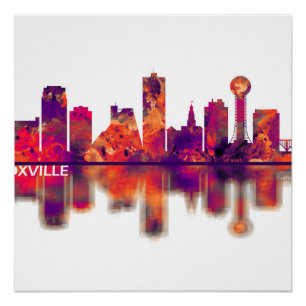 Poster Skyline de Knoxville