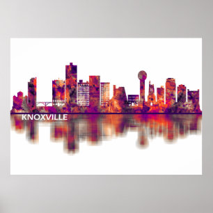 Poster Skyline de Knoxville