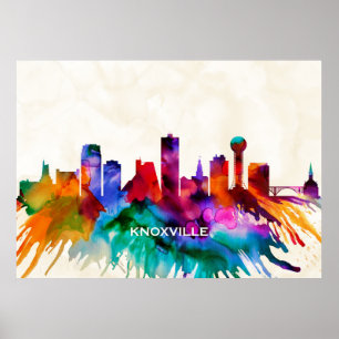 Poster Skyline de Knoxville