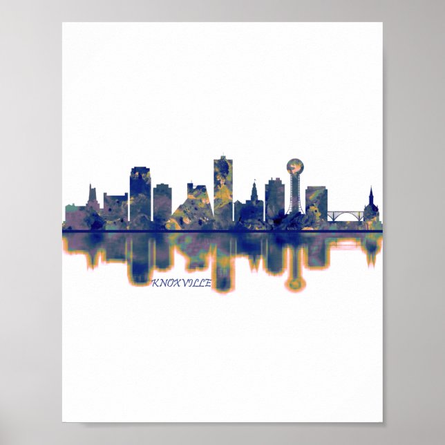 Poster Skyline de Knoxville (Devant)