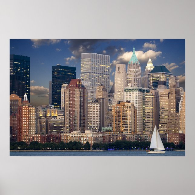 Poster Skyline de New York (Devant)