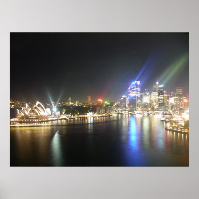 Poster skyline de sydney (Devant)