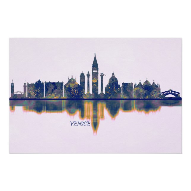Poster Skyline de Venise (Devant)