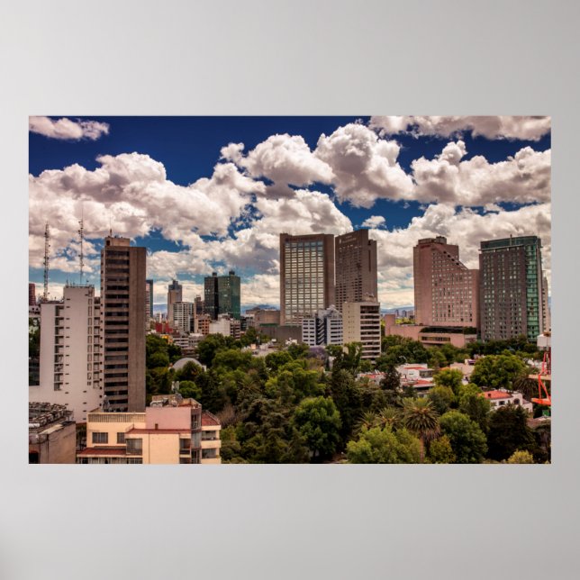 Poster Skyline Des Hôtels À Polanco Mexico City (Devant)