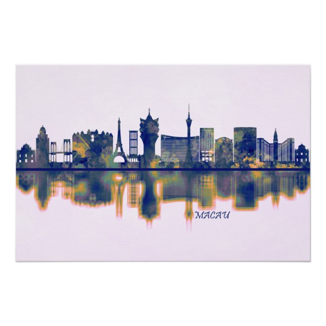 Poster Skyline Macau (Devant)