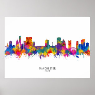 Poster Skyline Manchester