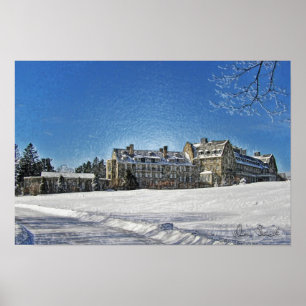 Poster Skytop Lodge Après L'Affiche De Neige