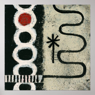 Poster Slalom Art mur