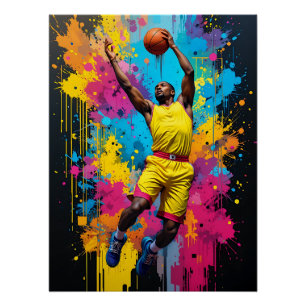 Poster Slam Dunk: Basketball Graffiti