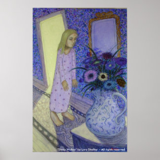 Poster Sleep Walker - par Lora Shelley