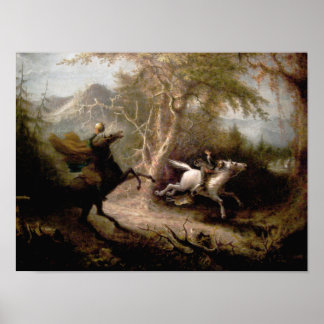 Poster Sleepy Hollow Headless Horseman Cadre Art