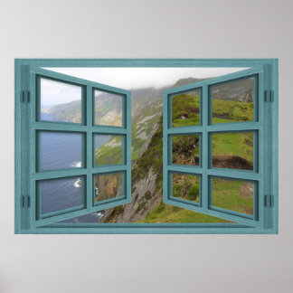 Poster Slide League Cliffs 6 Volet Ouvrir la fenêtre Post