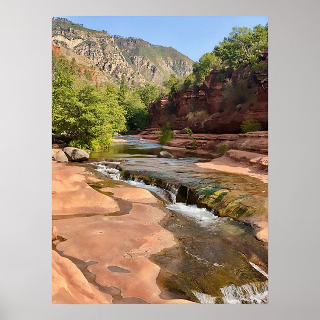 Poster Slide Rock State Park (Devant)