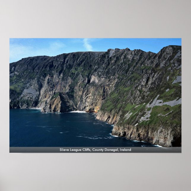 Poster Slieve League Cliffs, Comté de Donegal, Irlande (Devant)