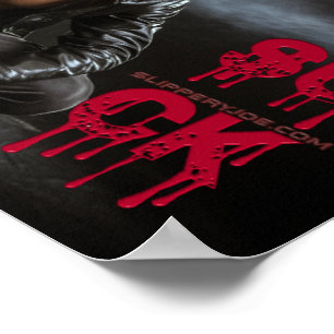 Poster SlipperyJoe's Happy Halloween vampire crocs suck l
