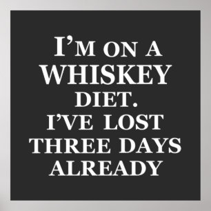 Poster slogan de whisky