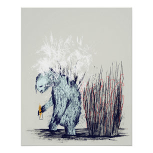 Poster Sloth ivre