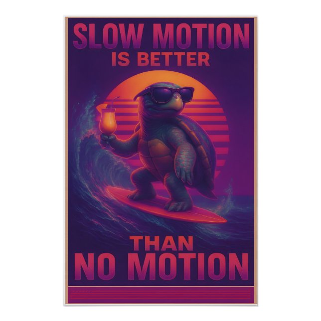 Poster Slow is the New Fast (Devant)