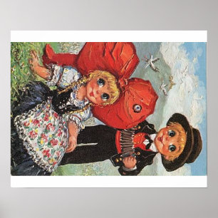 Poster.  Small Alsatian Poster