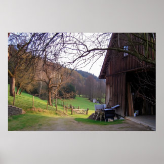 Poster Small Farm in Germany