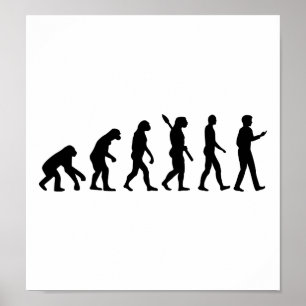 Poster Smartphone cellulaire Evolution