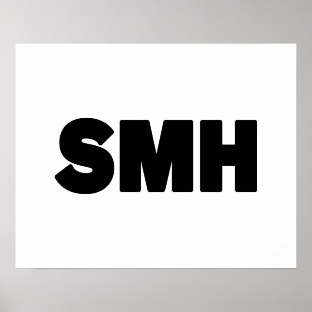 Poster SMH | Écart de texte (Devant)
