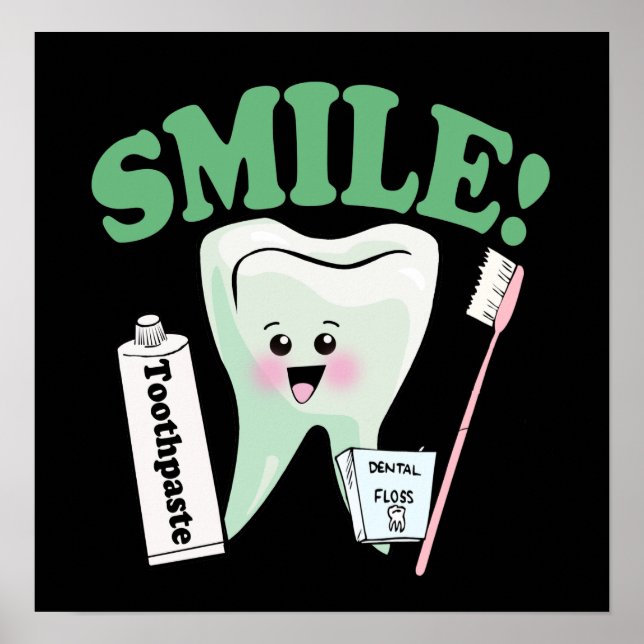 Poster Smile Dentist Office Art (Devant)