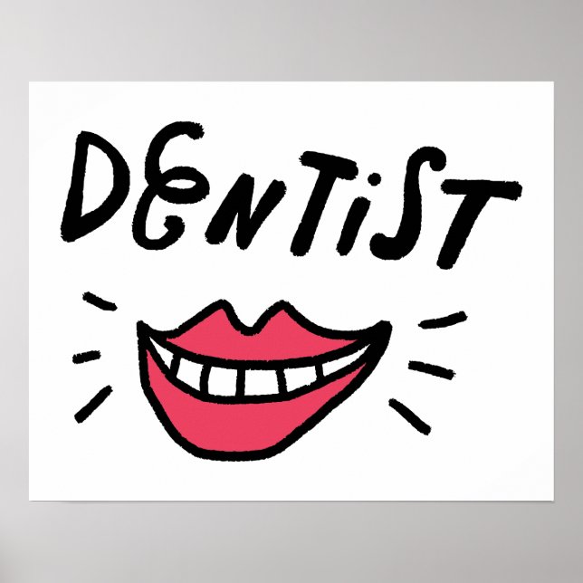 Poster Smile Dentiste (Devant)