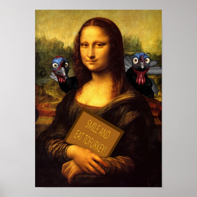 Poster Smile Et Mange Tofurkey (Devant)