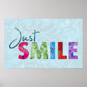 Poster Smile Happy Citation 01