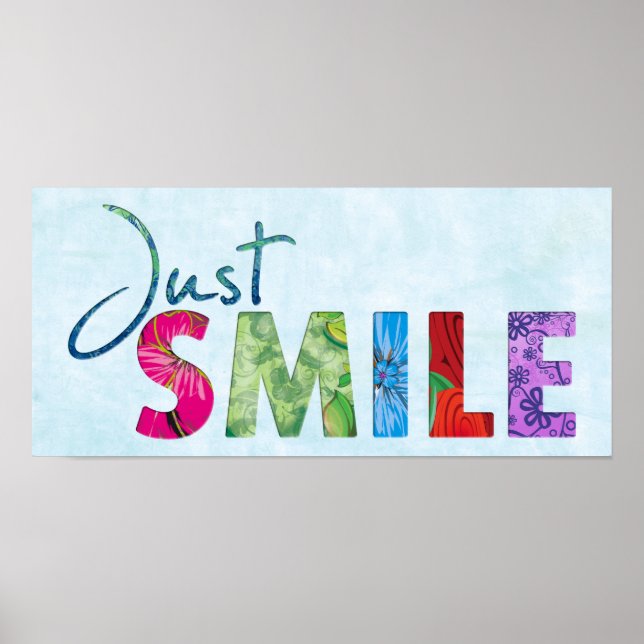 Poster Smile Happy Citation 01 (Devant)