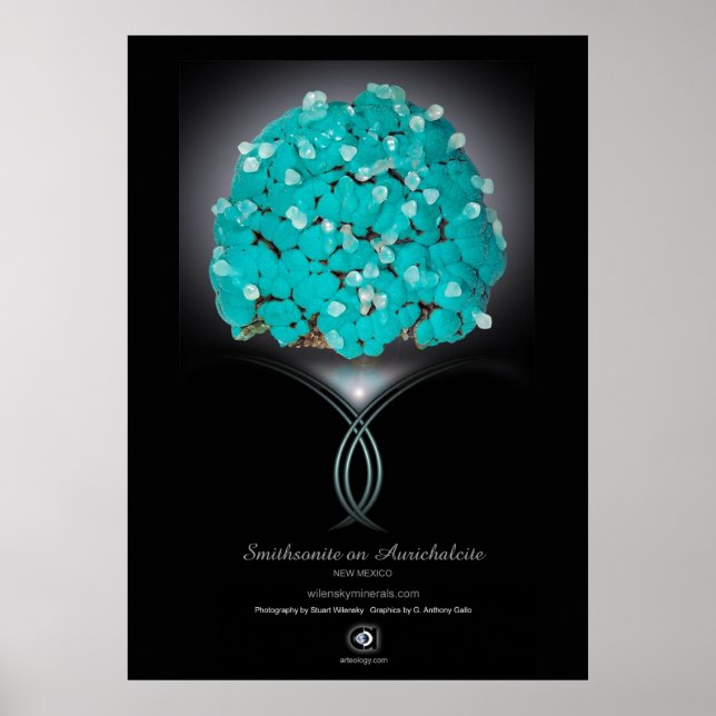 POSTER SMITHSONITE AURICHALCITE (Devant)