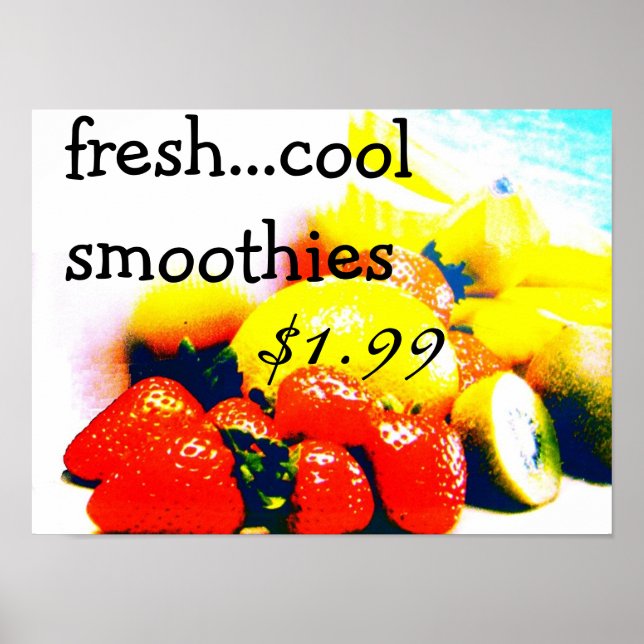 Poster smoothies2 (Devant)