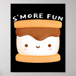 Poster S'more Fun - Campfire Treat Art