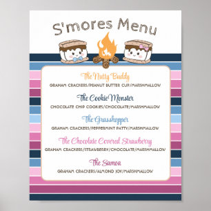 Poster S'Mores, le sexe révèle le menu modifiable
