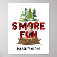 Smores Lumberjack Symbole d'anniversaire