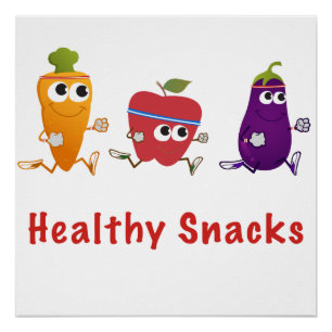 Poster Snacks sains