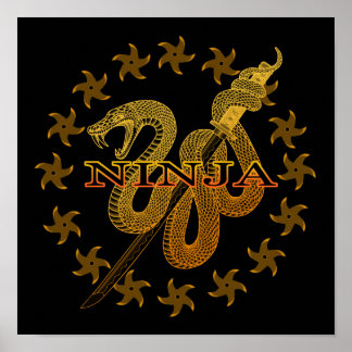 Poster Snake Ninja 01