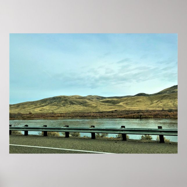 Poster Snake River, comté de Baker, Oregon (Devant)