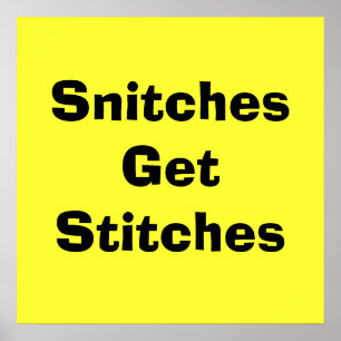 Poster Snitches Obtenir des points