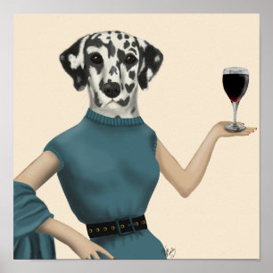 Poster Snob de vin de Dalmatie