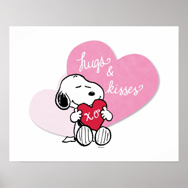 Poster Snoopy Hugs & Kisses (Devant)
