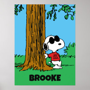 Poster Snoopy "Joe Cool" debout