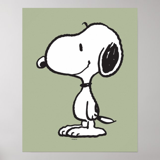 Poster Snoopy Smile Giggle Laugh (Devant)