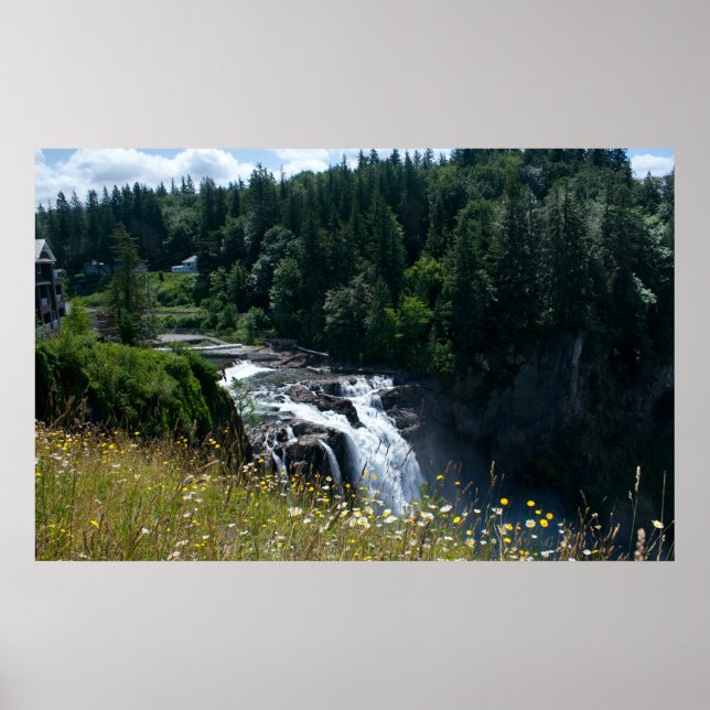 Poster Snoqualmie Falls Imprimer (Devant)