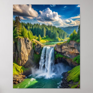 Poster Snoqualmie Falls, WA
